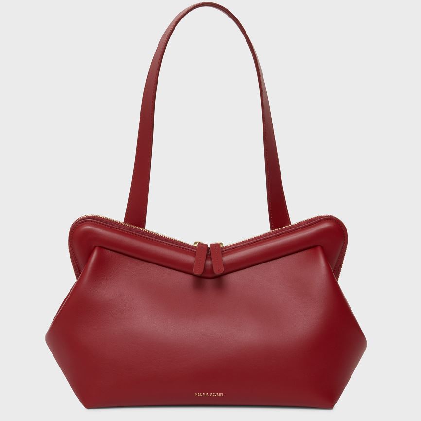 Women\'s Mansur Gavriel M Frame Shoulder Bags Red | AU 6710BU